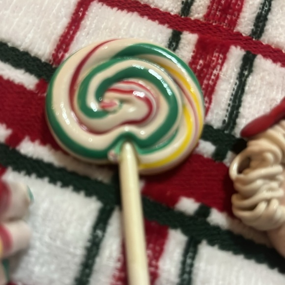 ⚠️ Vintage resin handmade candy Christmas picks - Picture 4 of 12